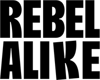 Logo Rebel Alike zwart