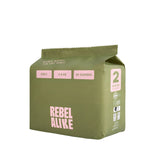 Rebelalike bamboo diapers size 2, pack
