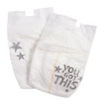 Rebelalike diaper prints: stars and You Got This